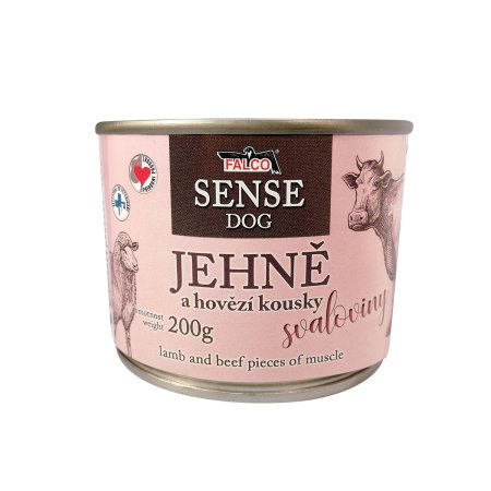 FALCO SENSE DOG jehněčí a hovězí 200g