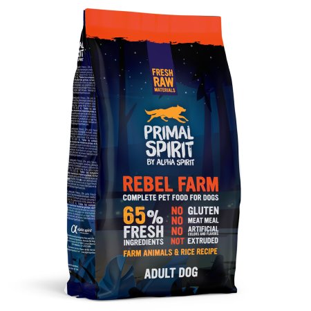 Primal Spirit Dog 65% Rebel Farm 1 kg