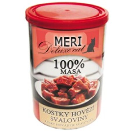 MERI CAT deluxe kostky hovězí svaloviny 400g