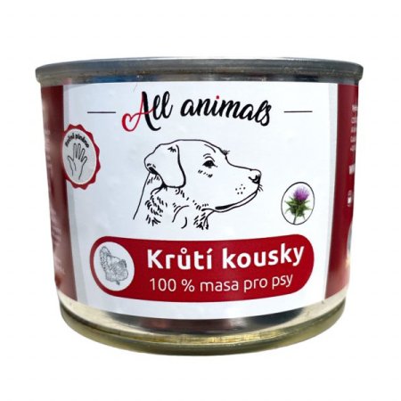 All Animals DOG krůta kousky 200g