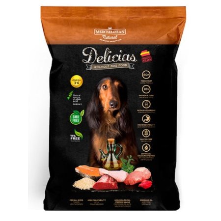 Mediterranean Delicias polovlhké krmivo dospělý pes 1,5kg