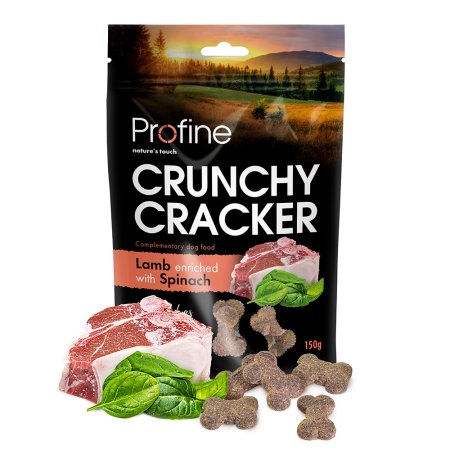 Profine Dog Crunchy Cracker Lamb enriched with Spinach 150 g