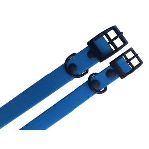 Obojek voděodolný 40cm/16mm světle modrý