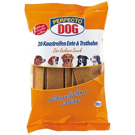 Perfecto Dog Masové plátky krůta + kachna 20ks 200g