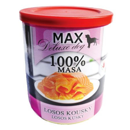 MAX deluxe losos kousky 800g