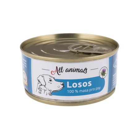 All Animals DOG losos mletý 90g