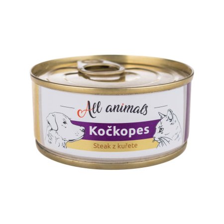 All Animals KOČKOPES steak z kuřete 100g