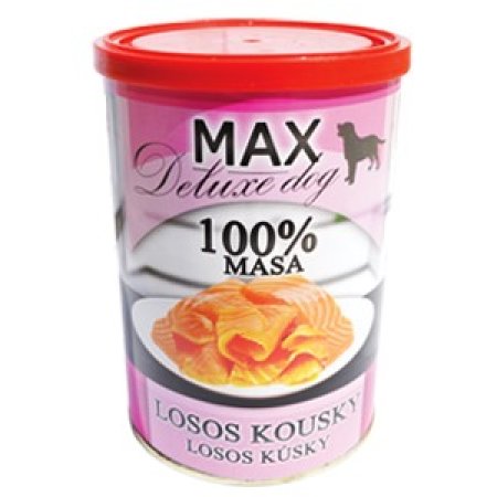 MAX deluxe losos kousky 400g