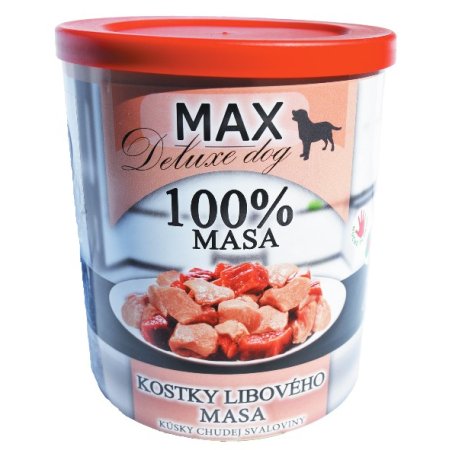 MAX deluxe kostky libové svaloviny 800g