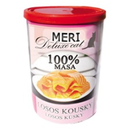 MERI CAT deluxe losos kousky 400g