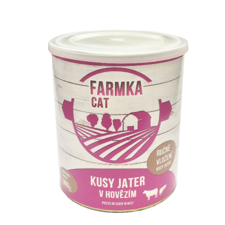 FARMKA CAT s játry 800g