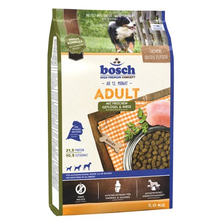 Bosch Adult Poultry & Millet 3 kg (EXPIRACE 04/2024)