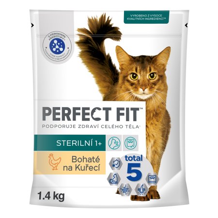 PERFECT FIT granule pro kočky Sterile s kuřecím 1,4 kg