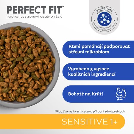 PERFECT FIT granule pro kočky Sensitive s krůtím 7 kg