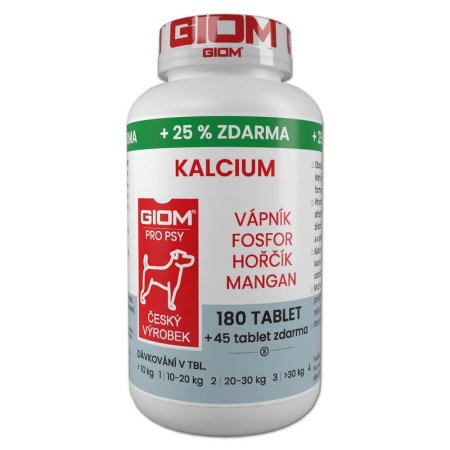 Giom S Kalcium 180 tbl. +25% zdarma