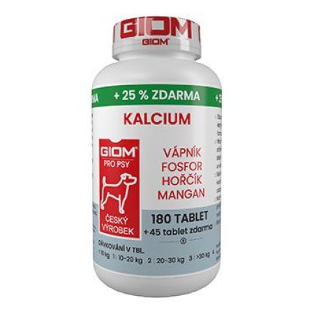 Giom S Kalcium 180 tbl. +25% zdarma