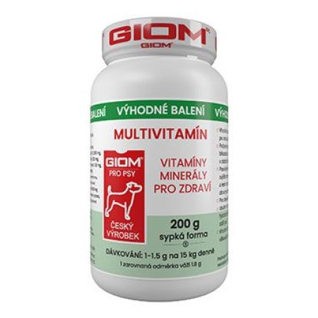 Giom S pes Multivitamín 200g plv