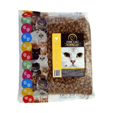 FINE CAT granule pro kočky s kuřecím 400g