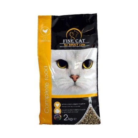 FINE CAT granule pro kočky s kuřecím 2kg