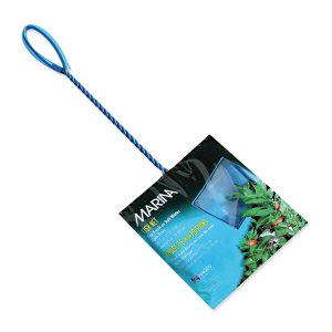 Síťka akvarijní 12,5cm modrá jemná