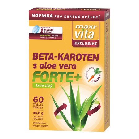 Vitar Maxi Vita Exclusive Beta-karoten s aloe forte+ 60 tablet