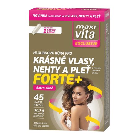 Vitar Maxi Vita Exclusive Krásné vlasy forte+ 45 kapslí