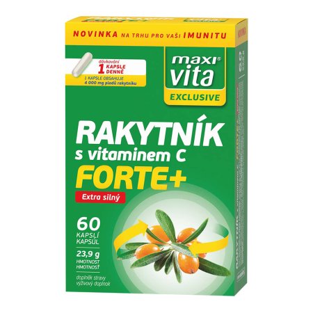 Vitar Maxi Vita Exclusive Rakytník forte+ 60 kapslí