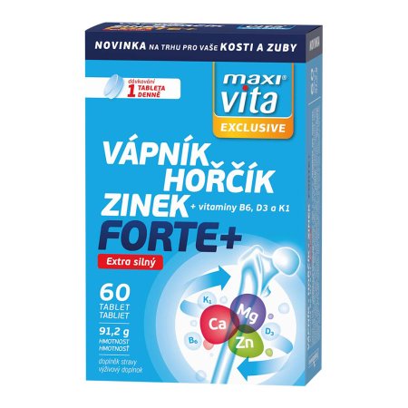 Vitar Maxi Vita Exclusive Ca+Mg+Zn forte+ 60 tablet