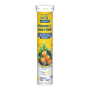 Vitar Maxi Vita Exclusive Vitamin C + rakytník 20 tablet