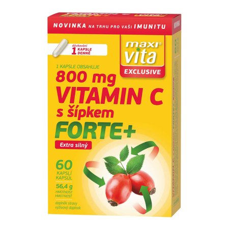 Vitar Maxi Vita Exclusive Vitamin C 800 mg 60 kapslí