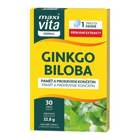 Vitar Maxi Vita Herbal Ginkgo biloba 30 tablet