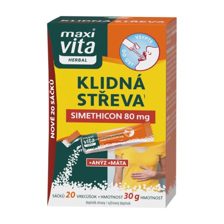 Vitar Maxi Vita Herbal Nadýmání + anýz + máta 20 sáčků