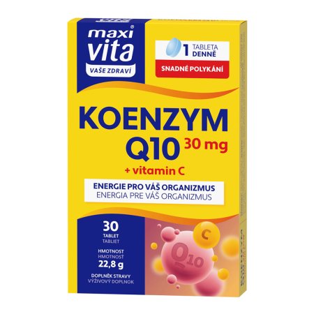 Vitar Maxi Vita Koenzym Q10 30 mg + vitamin C 30 tablet