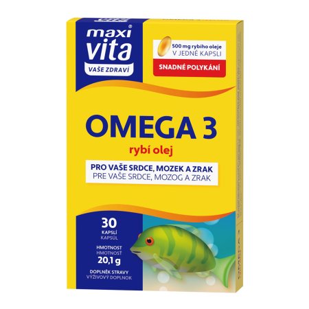 Vitar Maxi Vita Omega 3 - rybí olej 30 kapslí