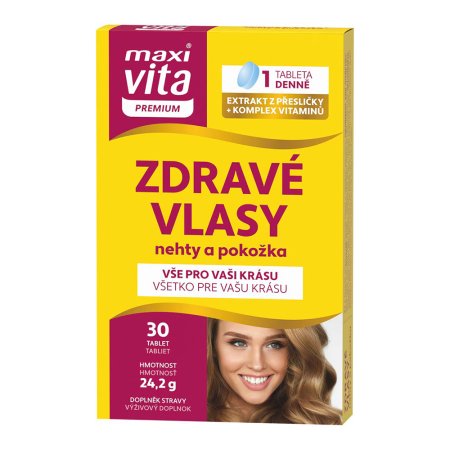 Vitar Maxi Vita Premium Zdravé vlasy, nehty 30 tablet