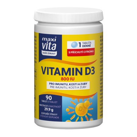 Vitar Maxi Vita Vitamin D3 v dóze 90 tablet