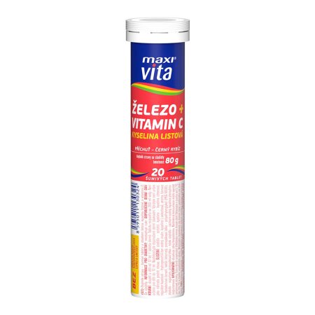 Vitar Maxi Vita Železo + vitamin C 20 tablet