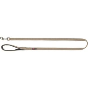 Trixie Vodítko PREMIUM s vyplněnou rukojetí - písková 1,20 m/10 mm