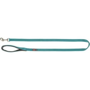 Trixie Vodítko PREMIUM s vyplněnou rukojetí - aqua 1,20 m/10 mm