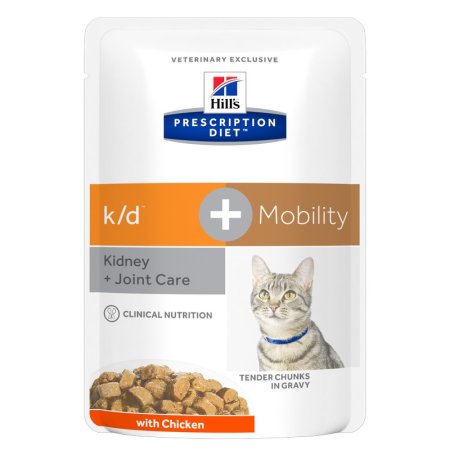 Hill’s Prescription Diet Feline k/d+Mobility 12 x 85 g (EXPIRACE 06/2024)