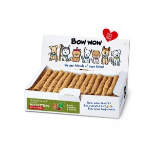 MIRAMAR Bow wow Meaty Natural Masové tyčinky Hovězí a Kolagen 50ks
