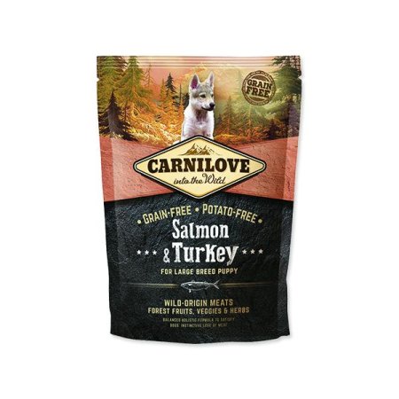 Carnilove Dog Salmon & Turkey for Large Breed Puppies 1,5kg (EXPIRACE 07/2024)