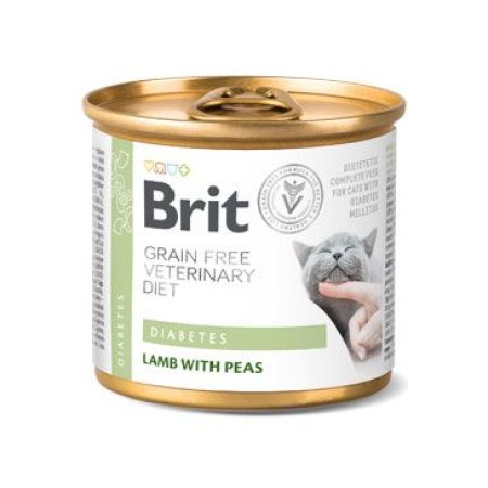 Brit VD Cat GF konzerva Diabetes 200g (EXPIRACE 07/2024)