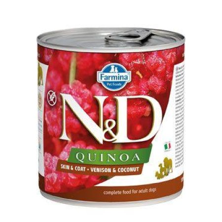 N&D DOG QUINOA Adult Venison & Coconut 285g (EXPIRACE 07/2024)