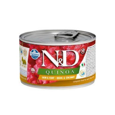 N&D DOG QUINOA Adult Quail & Coconut Mini 140g (EXPIRACE 07/2024)