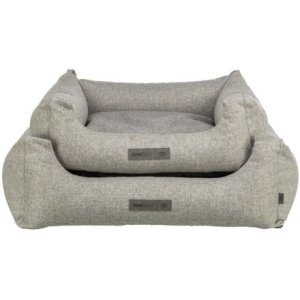 Trixie Pelech MATTEO, obdélníkový s polštářovým okrajem, tkanina, světlešedá 80 x 60 cm