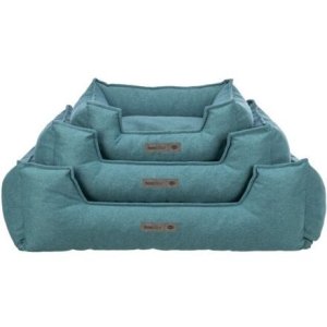 Trixie Pelech GANO, obdélníkový s polštářovým okrajem, tkanina, petrolejová 100 x 80 cm