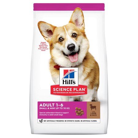 Hill’s Science Plan Canine Adult Small & Mini Lamb & Rice 6 kg (EXPIRACE 08/2024)