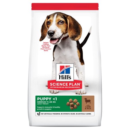 Hill’s Science Plan Canine Puppy Medium Lamb & Rice 18 kg (EXPIRACE 04/2024)