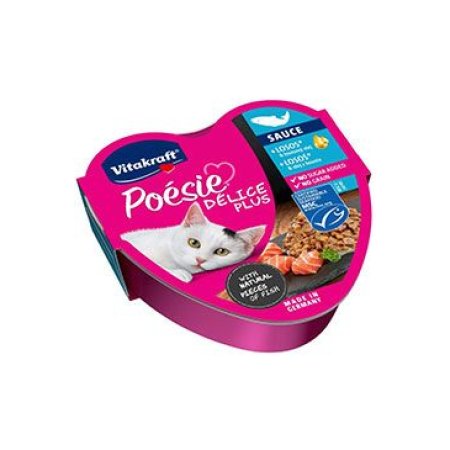 Vitakraft Cat Poésie Déli Plus Sauce vanička losos 85 g